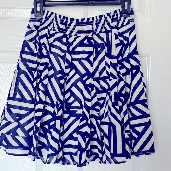 Anthropology Maeve Ruffled A-Line Mini Skirt Petite Small - Picture 3 of 6